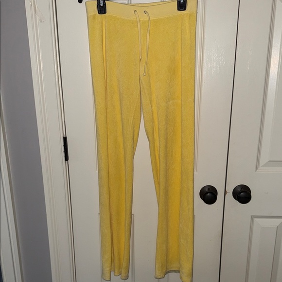 Yellow terry cloth Juicy Couture Tracksuit set - Picture 8 of 9